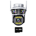 Camera Wireless Tripla - WiFi Jortan, 9MP, IP66, Functii AI,  Night Vision, Audio Bidirectional, CARD 64GB Inclus