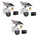 Set 3x Camere Solare 4G Dasgut,  Senzor de miscare, Night Visual, cu Slot SIM,  3 Carduri 64GB Incluse