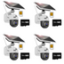 Set 4x Camere Solare 4G Dasgut, Full HD, Senzor de miscare,  4 Carduri 32GB Incluse