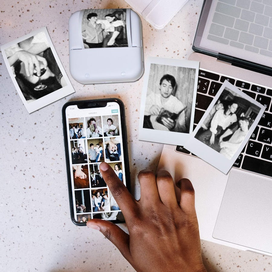 Mini imprimanta cu Rola Termica, pentru telefon, iOS/Android