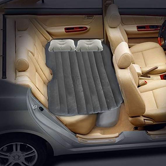 Saltea Auto Confortabila Couch Air - Pompa electrica, cu 2 Perne, 86x40x135 cm