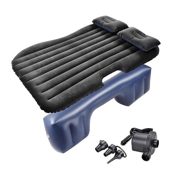 Saltea Auto Confortabila Couch Air - Pompa electrica, cu 2 Perne, 86x40x135 cm
