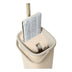 Mop Pliabil cu Galeata Dubla, 21,5 x 37,5 x 19,5 cm, Laveta din microfibra, Capacitate 8l, Compact