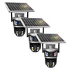 Set 3x Camera de Supraveghere 4G - 360° Dual Lens, cu Panou Solar, 6MP, Detectie precisa de Miscare